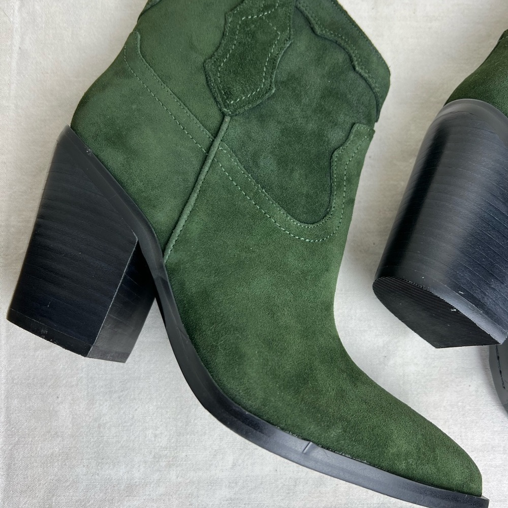 Marc Fisher Green Ankle Boots